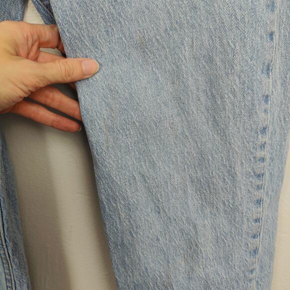 Abercrombie & Fitch‎ The Baggy Low Rise Jeans Womens 25 0R Light Wash Y2K 90s - Picture 4 of 9